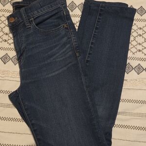 Madewell Dark Blue Straight Leg Jeans
